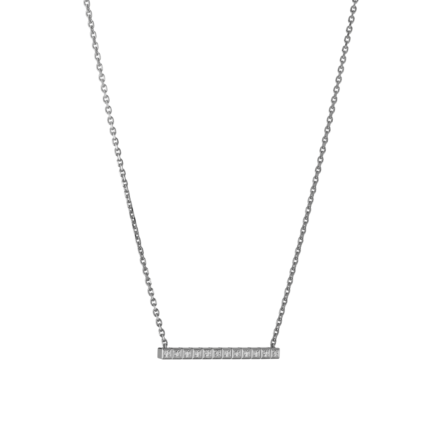 Chopard Ice Cube Full-Set Cubic Zirconia Necklace