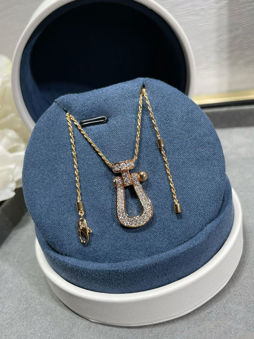 Dior Force 10 Large Model Cubic Zirconia Neckalce