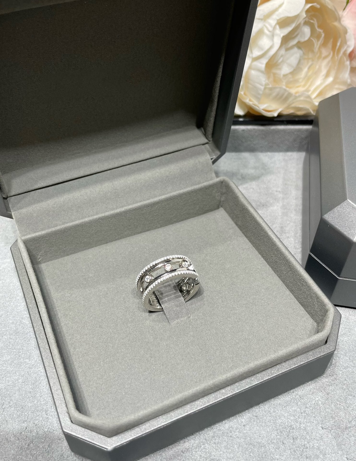 Messika Move 10th Cubic Zirconia Open Ring