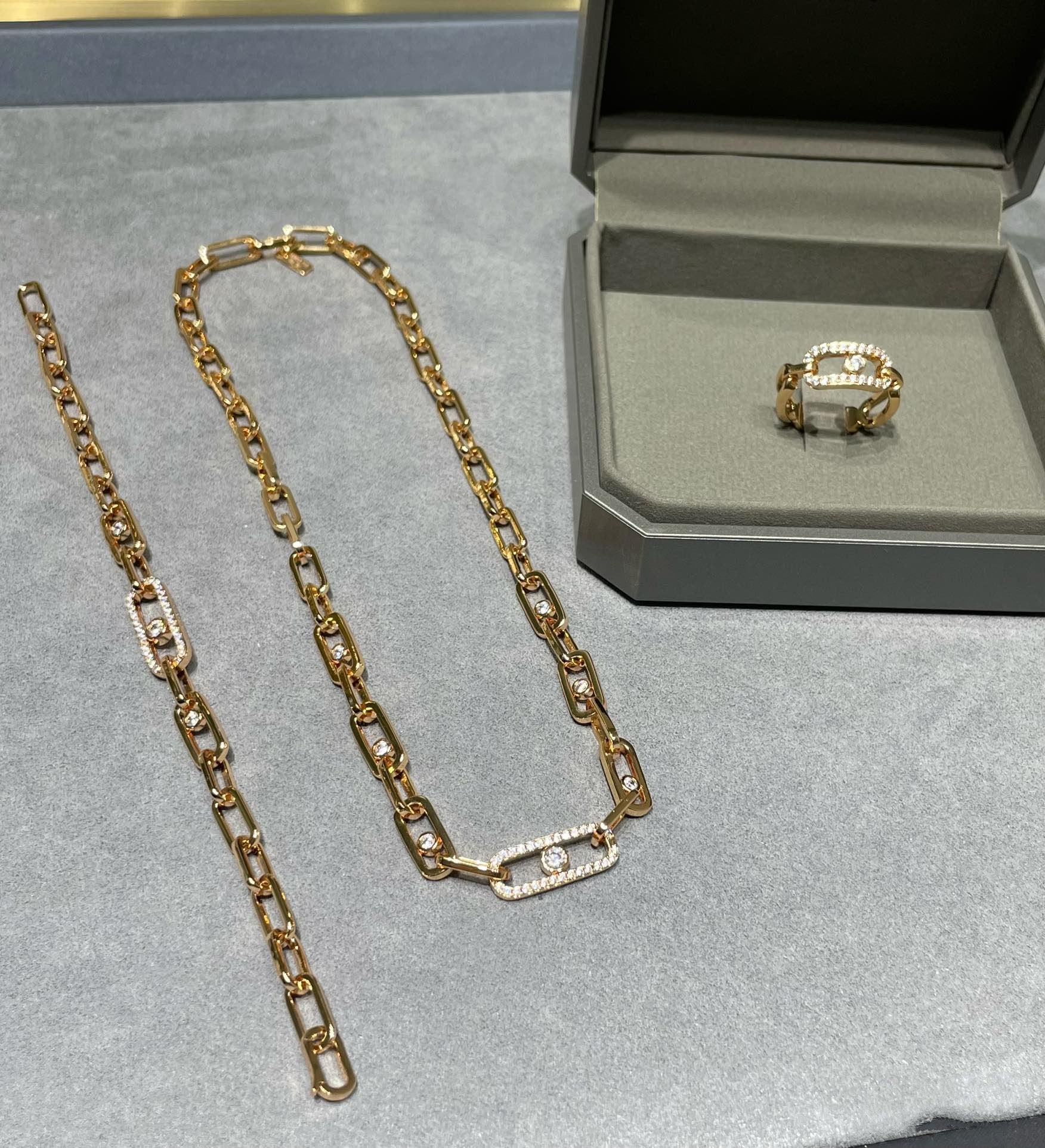 Messika Move Link Cubic Zirconia Necklace