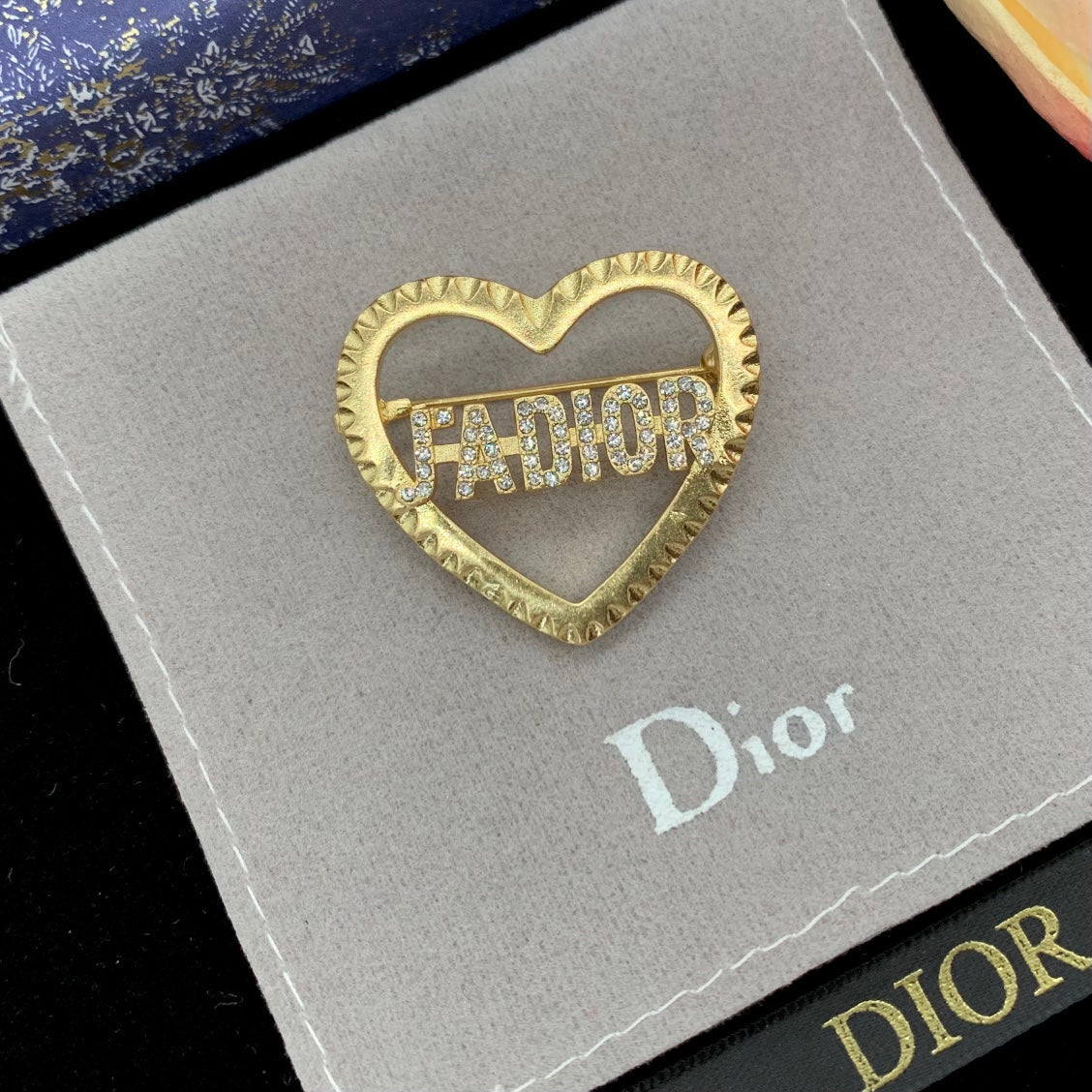 Dior CD Brooch 178845
