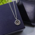 Chopard Happy Heart Cubic Zirconia Silver Necklace