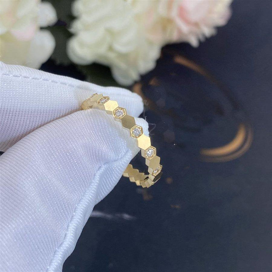 Chaumet Bee Love Ring Gold Cubic Zirconia