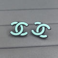 18K Classic Blue  Chanel Earrings